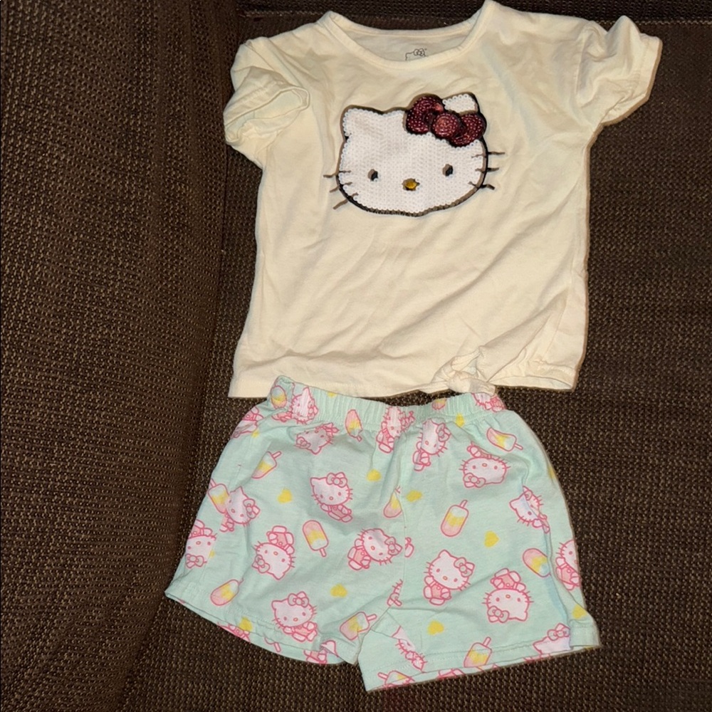 Hello Kitty Cream and Pink Matching Set